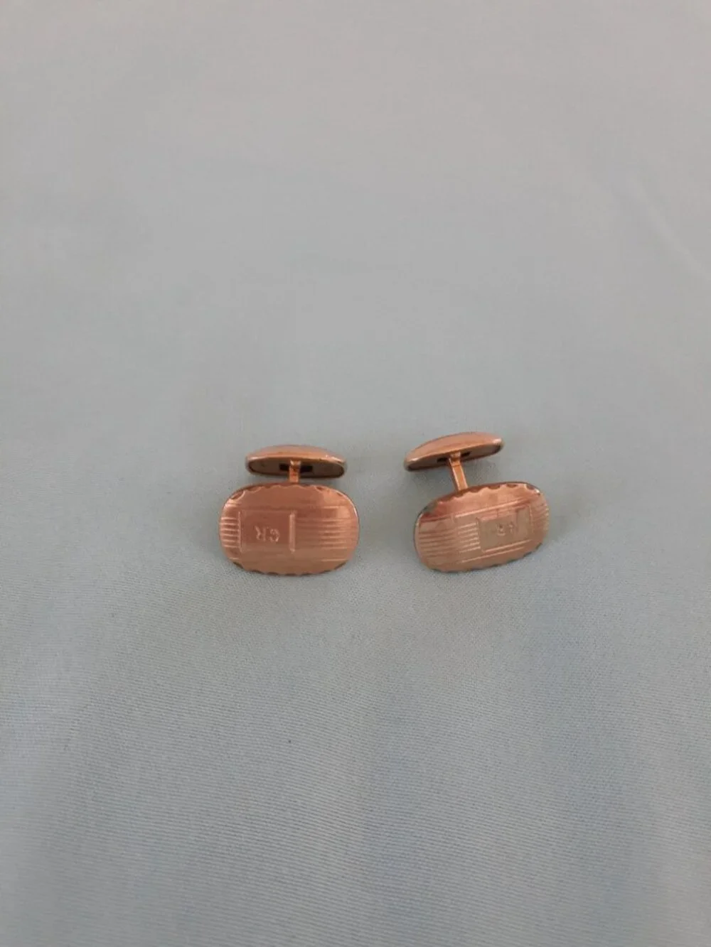 GR Men's Cufflinks Gold color